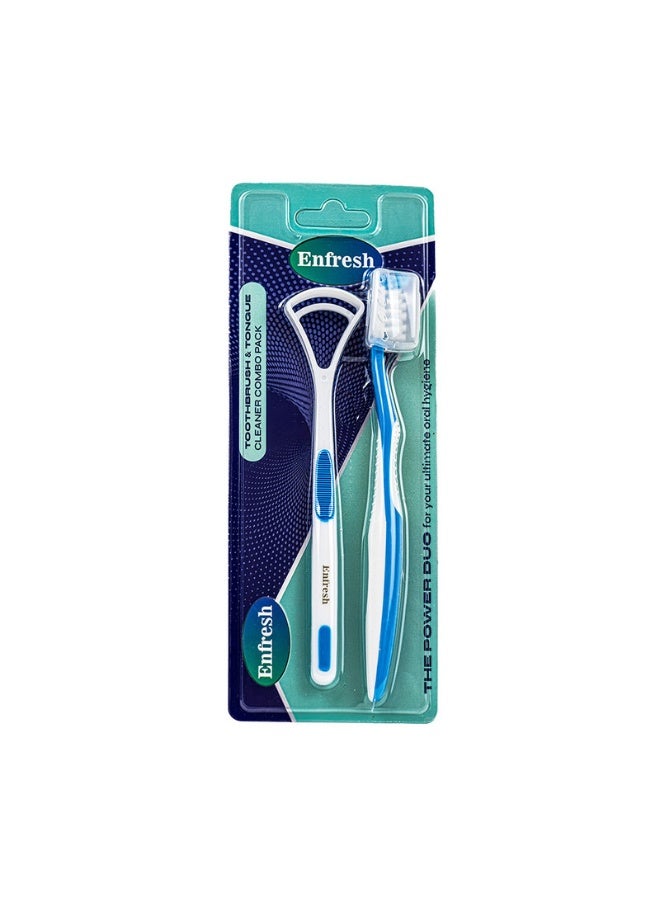 Enfresh Tongue cleaner w/Toothbrush - Image 1
