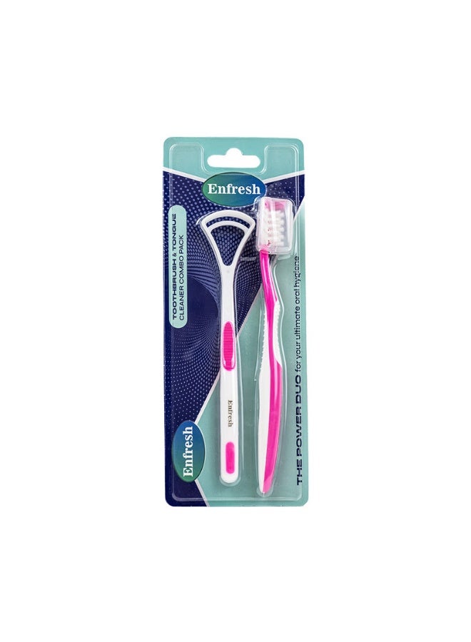 Enfresh Tongue cleaner w/Toothbrush - Image 2