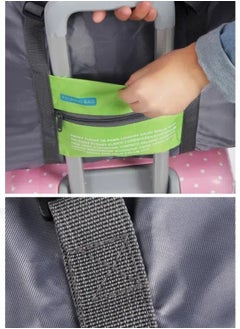 Generic Waterproof Nylon Folding Travel Duffle Bag, Large Capacity Airplane Luggage (45*30*15cm,*Grey-green)  - Image 4
