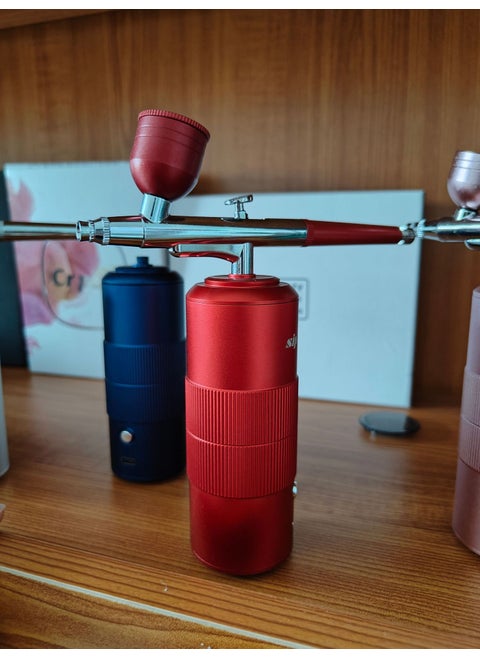 Portable Facial Oxygenation Device for Skin Hydration Red