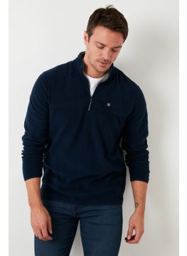 Buratti Slim Fit Anti-Pilling Non-Pilling Bato Collar Winter Raised Polar Fleece Men's POLAR 5906001  - Image 3