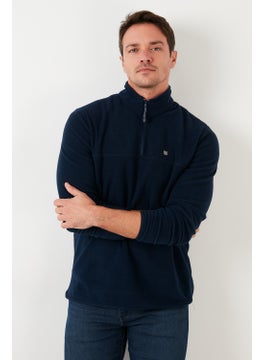 Buratti Slim Fit Anti-Pilling Non-Pilling Bato Collar Winter Raised Polar Fleece Men's POLAR 5906001  - Image 4