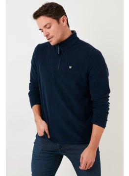 Buratti Slim Fit Anti-Pilling Non-Pilling Bato Collar Winter Raised Polar Fleece Men's POLAR 5906001  - Image 5