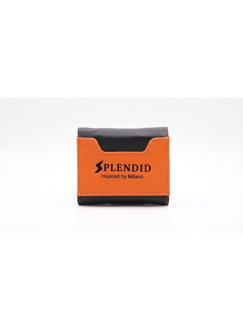 Splendid The Splendid Smart Wallet from the Fetna Color Collection features 10 card slots and a spacious cash compartment that holds up to 35 banknotes. orange - Image 1