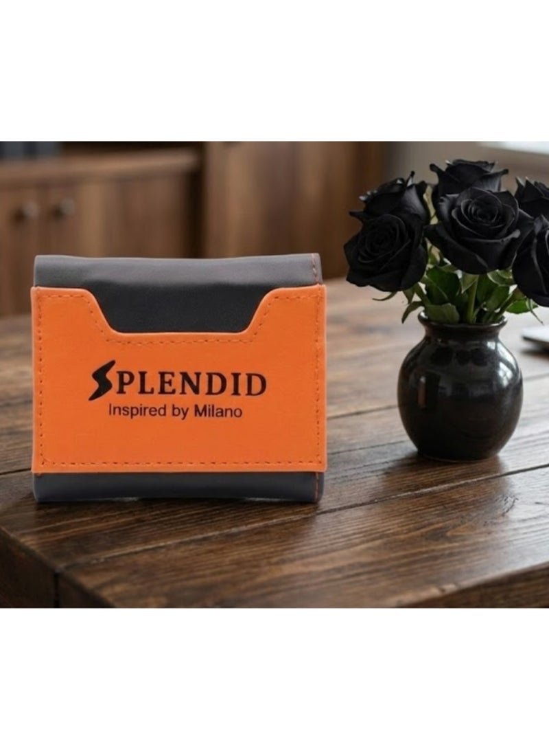 Splendid The Splendid Smart Wallet from the Fetna Color Collection features 10 card slots and a spacious cash compartment that holds up to 35 banknotes. orange - Image 3