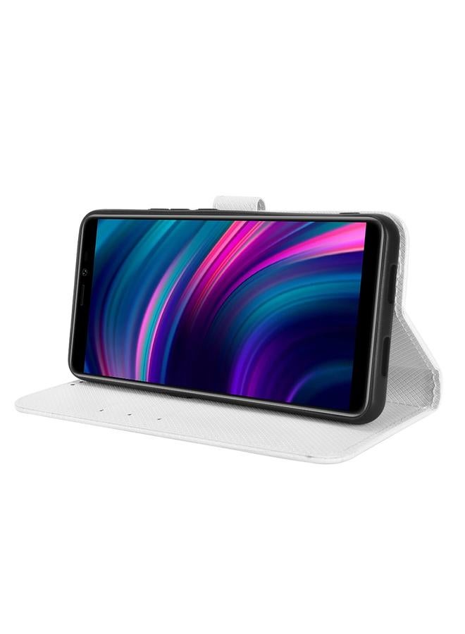 S-TOP Case For BLU J9L Diamond Texture Leather Phone Case - Image 5