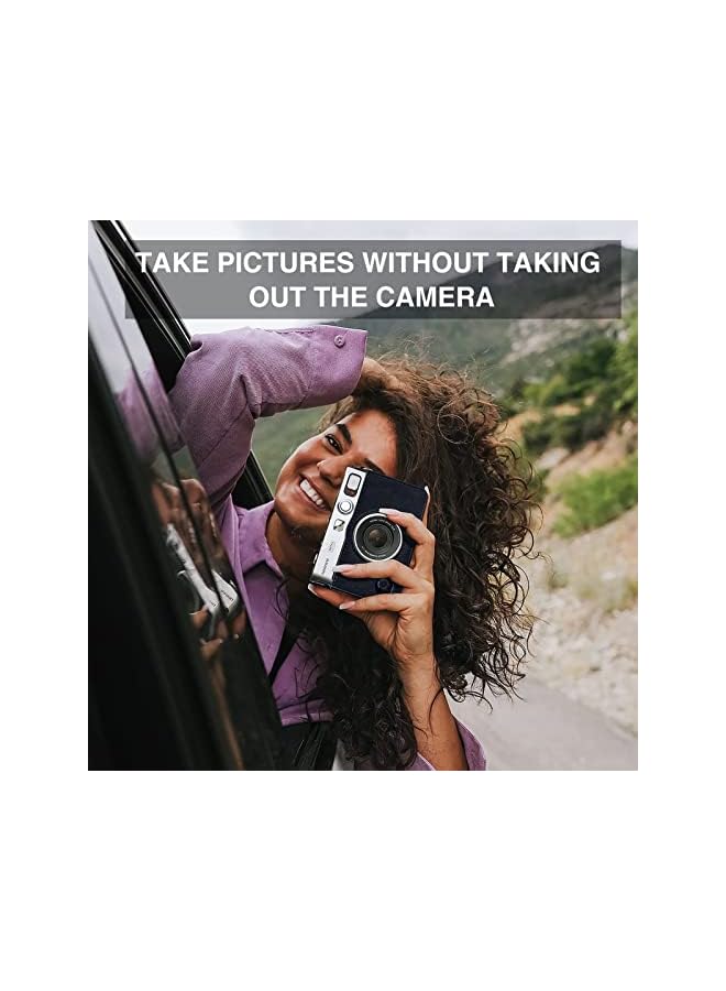 Zaboon Case for Fuji Mini EVO,Camera Case Compatible for Fuji Mini EVO Camera with Adjustable Shoulder Strap in Black Lychee Texture Horizontal Style  - Image 3