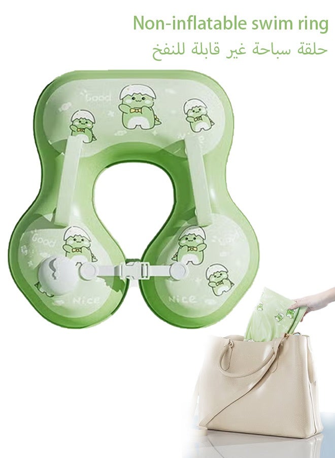 CMGTYYD Swim Ring, Push-Button Thickened Anti-Roll Baby Swim Training Ring, Suitable for Children Ages 1–6 - Image 1