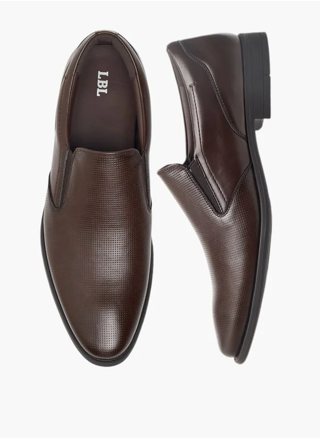 ال بي ال من شو اكسبرس Men Textured Slip-On Loafers