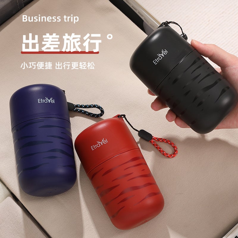 ETRAVEL 3-Piece Portable Travel Toiletries Set with Toothbrush, Toothpaste and Cup - Image 2