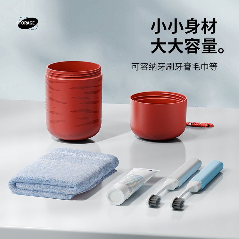 ETRAVEL 3-Piece Portable Travel Toiletries Set with Toothbrush, Toothpaste and Cup - Image 4