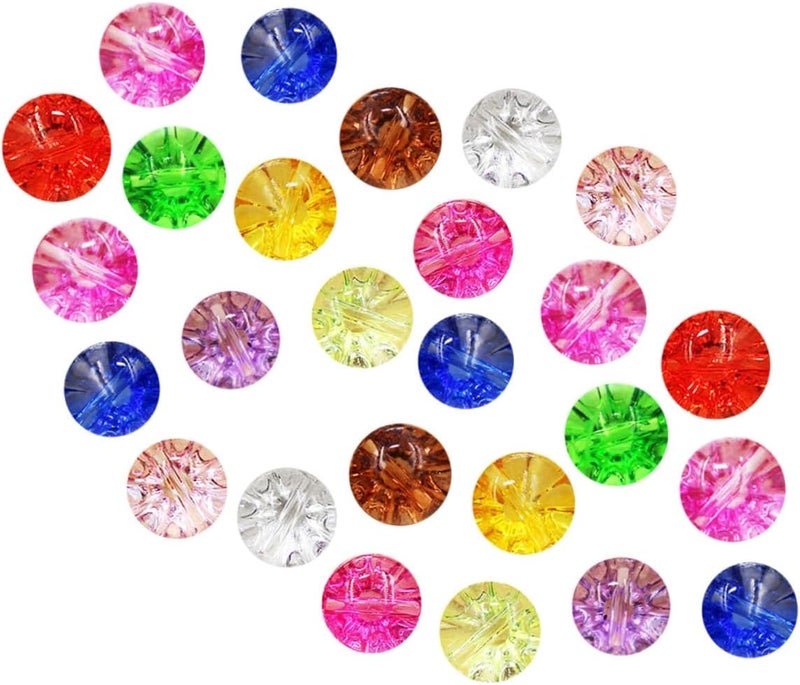 Zerodeko 50pcs Pastel Pink Crystal Sewing Buttons for Cardigans Sweaters Coats, Soft Shaped DIY Fasteners for Women Boys Daily Craft Use - Image 1