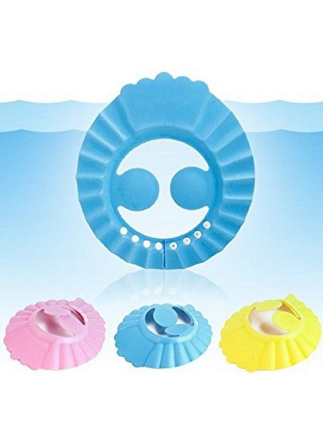 Kytaste Childrens Eba Foam Adjustable Safe Soft Bathing Baby Shower Cap Wash Hair (Multicolour) - Image 5