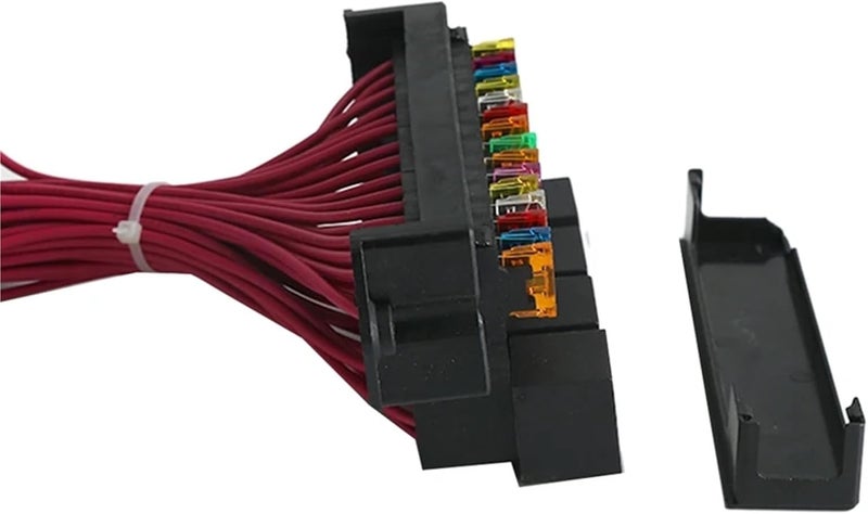Black Car Fuse Box Plastic Car Fuse Box 15 Circuit Fuse Box Fuse Holder Car Supplies - Image 4