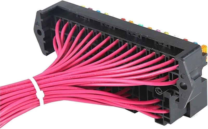 Black Car Fuse Box Plastic Car Fuse Box 15 Circuit Fuse Box Fuse Holder Car Supplies - Image 2