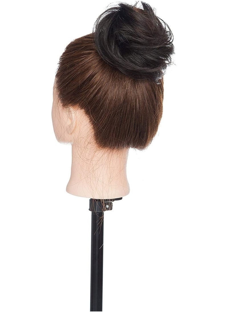 Estelle Nature Real Hair Bun ,Hair Pieces ,100% Human Hair Elastic Donut Chignons Bun ,Topknot Costume Bun Ponytail For Women  - Image 4