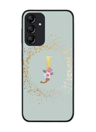 Rugged Black edge case for Samsung Galaxy A15 / A15 5G Case Cover-Custom Monogram Initial Letter Floral Pattern Alphabet-J (Light Grey) - pzsku/Z5566025FC1335FA3FCE9Z/45/_/1705913392/9c797b67-3dfe-4d9c-a90f-2173e7614f67