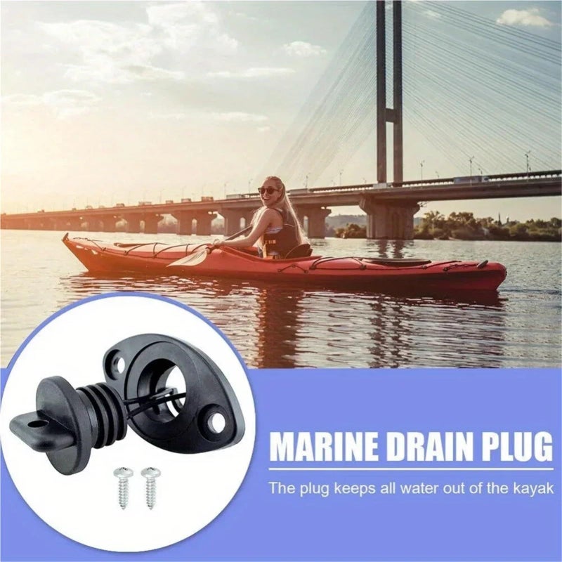 16pcs Nylon Oval Transom Bung Hull Drainage Sealing Plugs for Kayak Canoe - Image 5