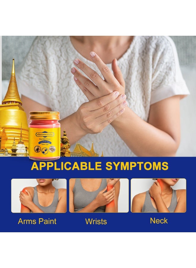 Sumifun 2-PACKS Pain Relief Ointment Scorpion Ointment for Relieve Sore Joints,Muscles and Joints，Relieve Pain Relieve Pain in Neck， Shoulders，Back， Hips，Knees and Feet Muscle Pain Relief Cream 50g*2 - Image 3