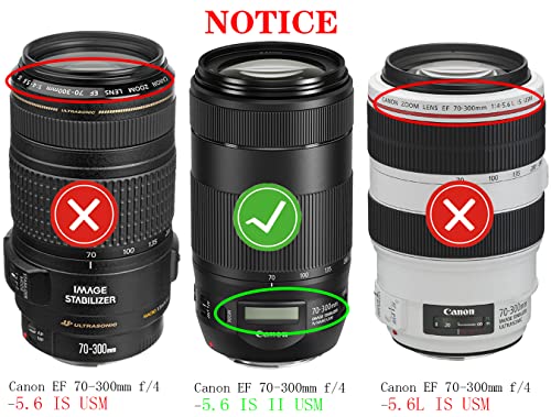 HUIPUXIANG غطاء عدسة ET-74B لكاميرات كانون RF 100-400mm f/5.6-8 IS USM، EF 70-300mm f/4-5.6 IS II USM (ليس لـ IS USM) ، غطاء HUIPUXIANG 67mm - Image 2