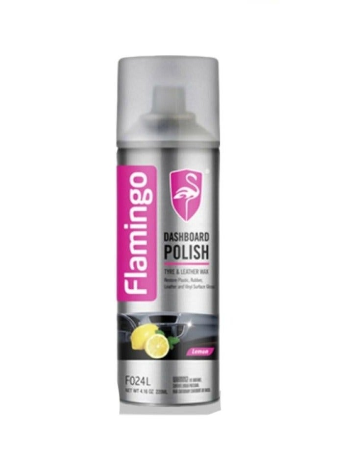 Flamingo Lemon Spray Dashboard Polish 220ml | F024L