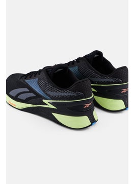 Reebok Men Nano X3 Lace Up Training Shoes, Black  - Image 2