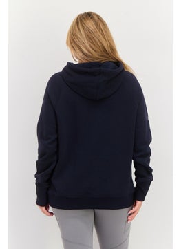 Champion Women Sportswear Fit Long Sleeve Outdoor Sweatshirt, Navy  - Image 4