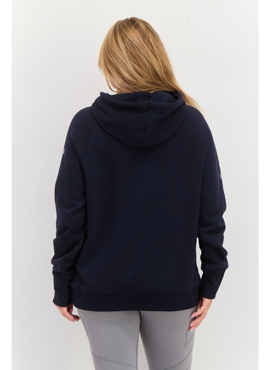 Champion Women Sportswear Fit Long Sleeve Outdoor Sweatshirt, Navy  - Image 4
