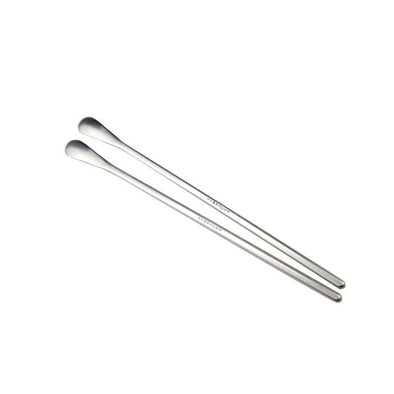 JASHII Silver Matte Long Handle Spoon Cocktail Mixing Stirring Spoons Iced Tea Coffee Spoons with 8.6 inch Long Handle Brushed SUS304 Stainless Steel, 3-Piece - Image 4