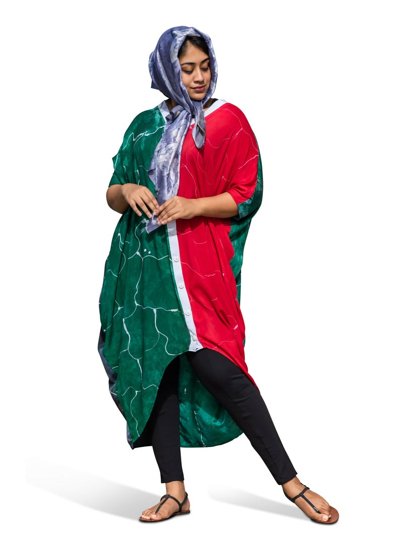 TREND REPUBLIC UAE Flag Day Dress for Women Long  - Image 1