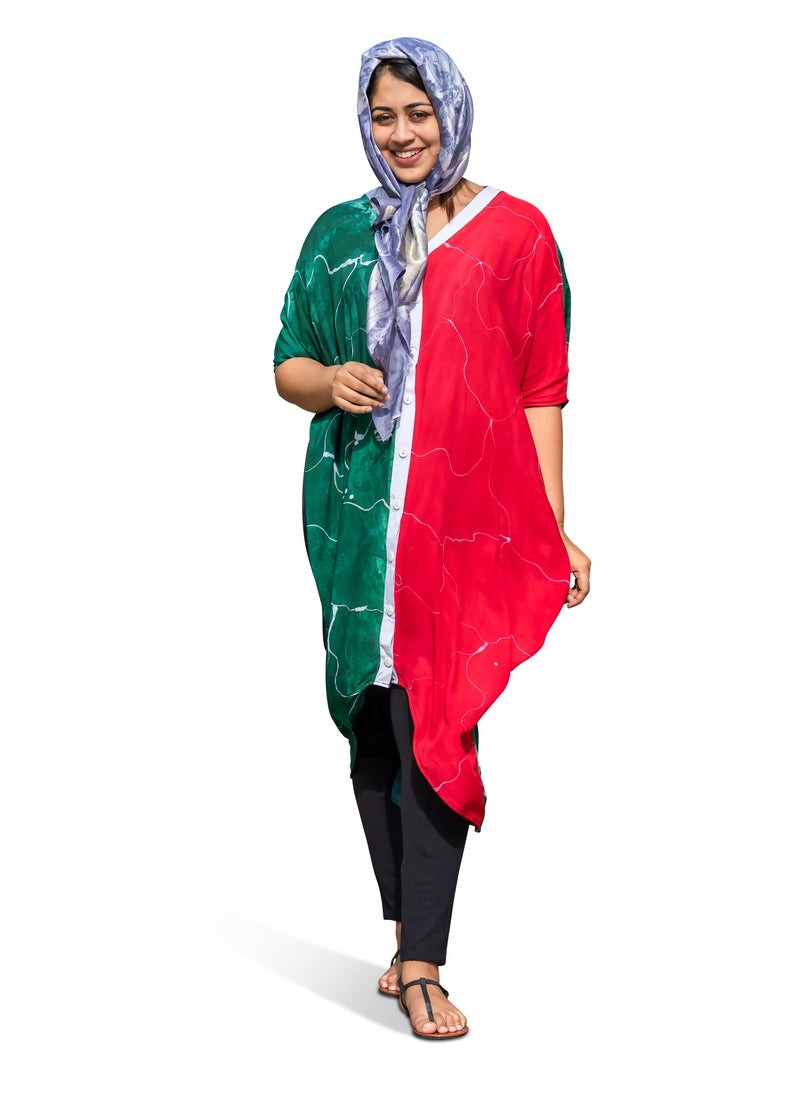 TREND REPUBLIC UAE Flag Day Dress for Women Long  - Image 2