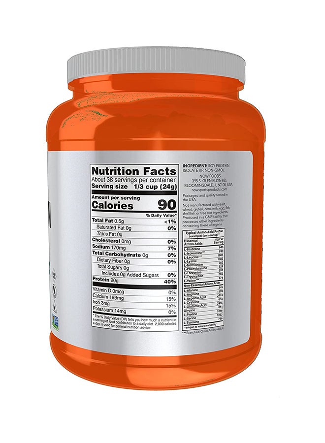 Now Foods Soy Protein Isolate Powder - Image 2