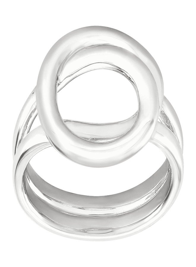 Silpada 'Karma Swirl' Ring in Sterling Silver, Size 9, Size 9 - Image 1