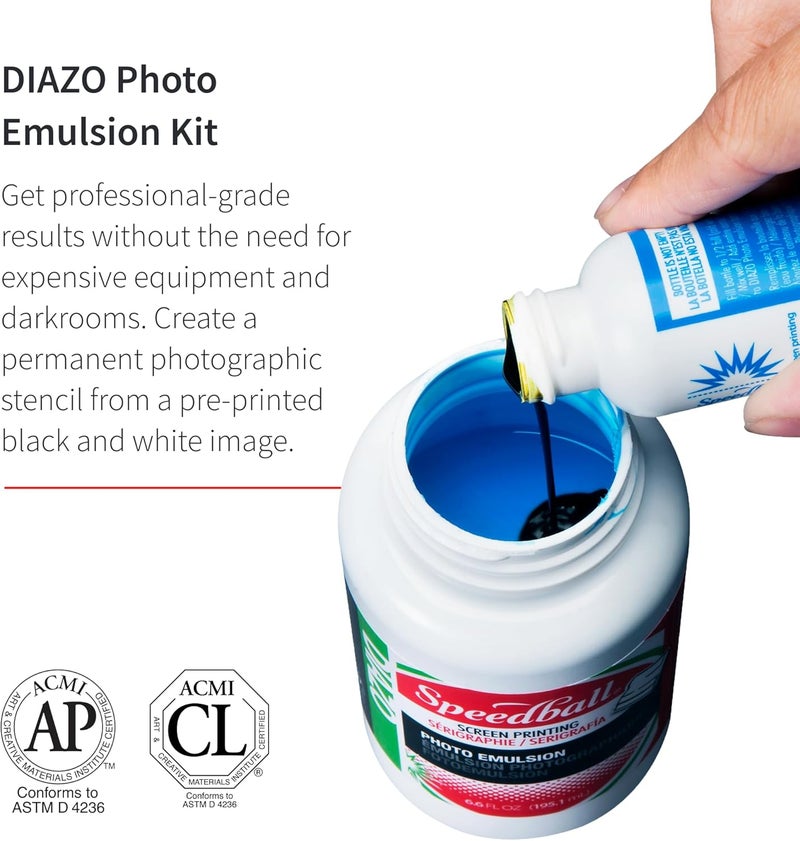 Speedball Art Products Diazo Photo Emulsion Kit for Screen Printing Frames - Image 2