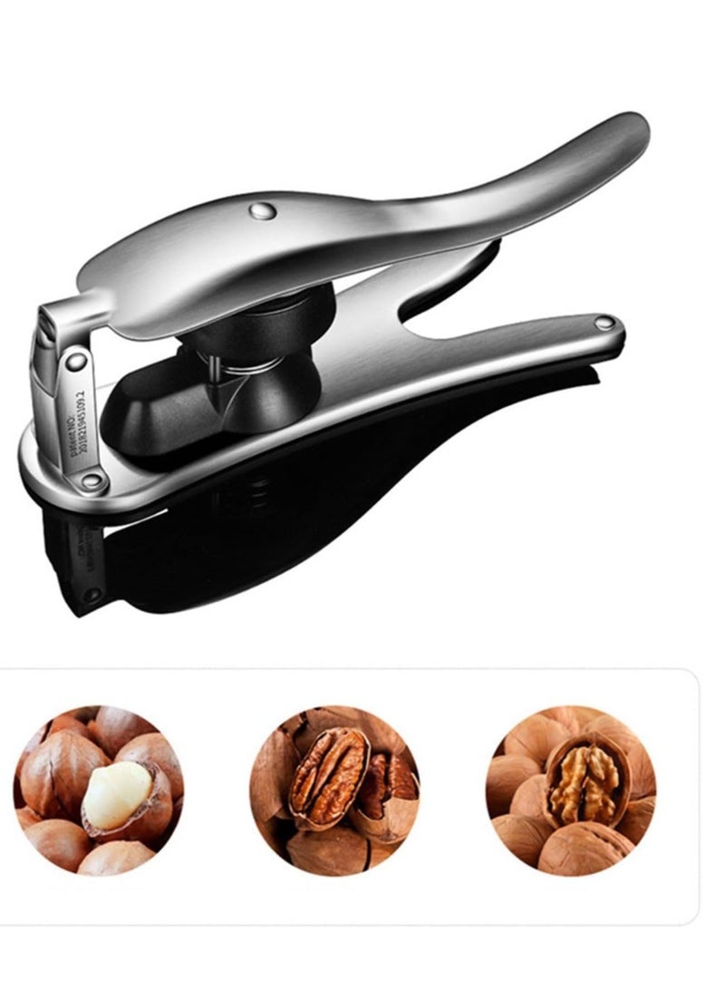 Captaintech Stainless Steel Chestnut Cutter, Nut Cracker Sheller Walnut Pliers for All Nuts Nut Cracker Tool for Walnut Pecan Macadamia Hazelnuts Chestnut and More - Image 2