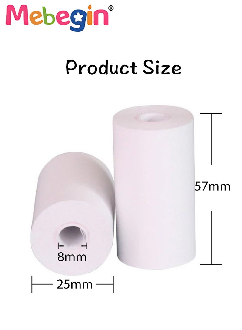 Generic 4 Rolls Kids Camera Print Paper Refill, Kids Instant Print Camera Photo Papers, 57x 25mm Thermal Paper, Compatible with Most Children Instant Print Camera, HD Printing, 2.2Inch, BPA Free  - Image 3