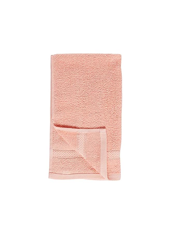 The Bros Cotton-Rich 480 GSM Terry Bath Towel 2PC Set - Quick-Dry, Highly Absorbent for a Spa Experience at Home, Size: Bath Towel (70 x 140 cm) & Hand Towel (40 x 70 cm), Peach - Image 3