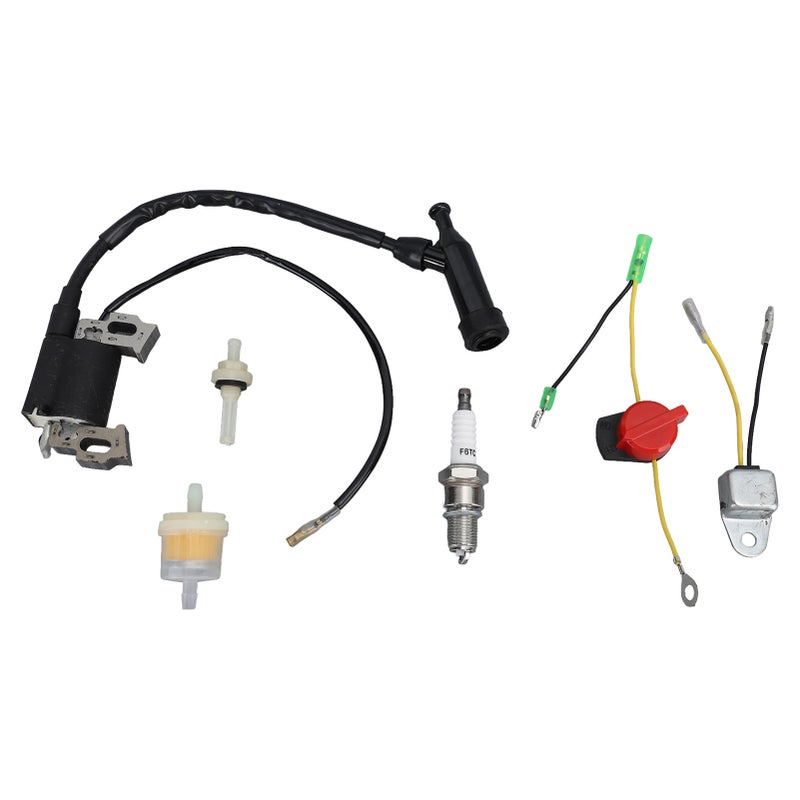 Ignition Coil Spark Plug Air Filter Stop Switch Engine Replacement Parts for GX120 GX160 GX200 5.5HP 6.5HP Engine - Image 1