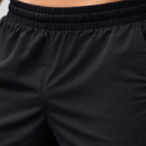 NEVER LOSE Men’s Pack of 2 Sports Shorts Ideal for Gym, Running, Walking, Football & Yoga Shorts with Pockets Comfortable Activewear for Summer Training (XXL, V-Cut (T-Blue & Black)) - Image 4