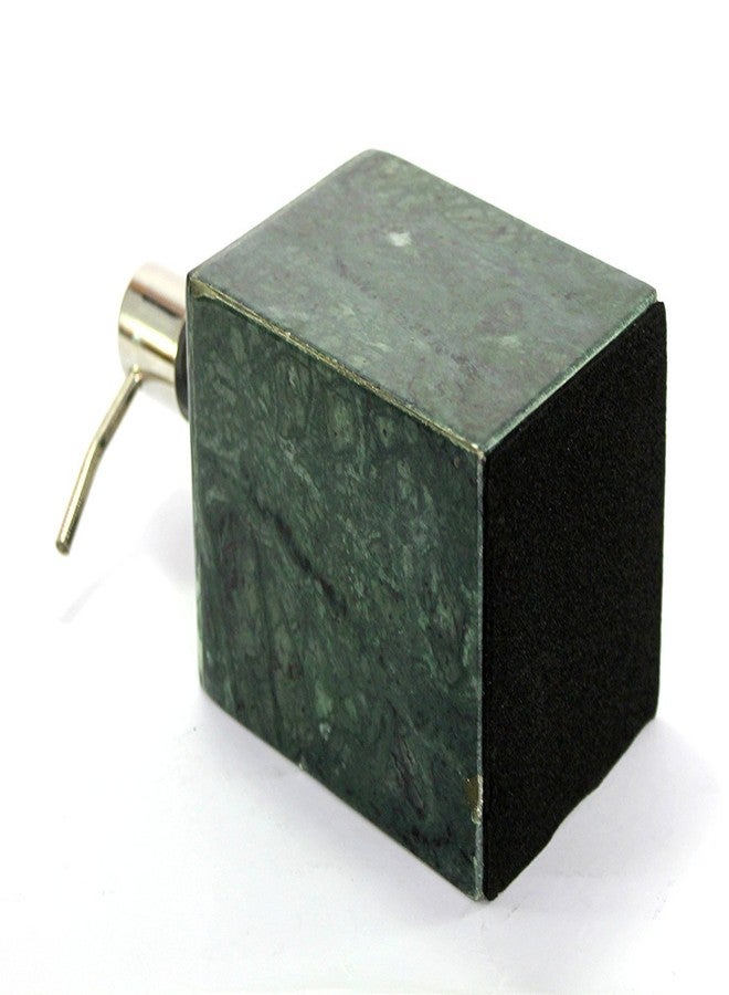 KLEO Soap Dispenser Lotion Dispenser - Made of Natural Stone - Bathroom Accessories Bath Set (Green) - Image 4