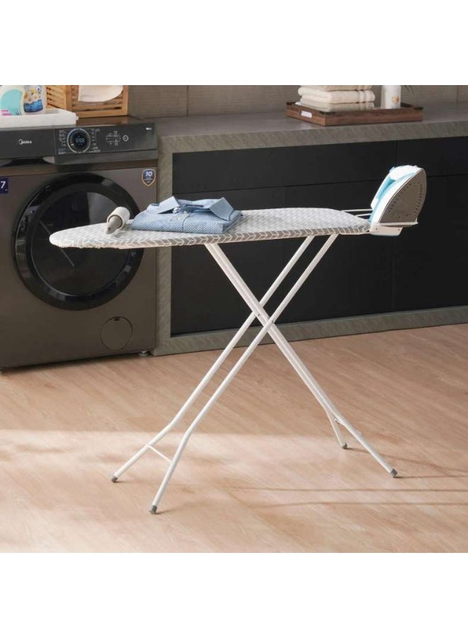 Pan Home Axel Ironing Board 30.5X91x75-80Cm -White - Image 1
