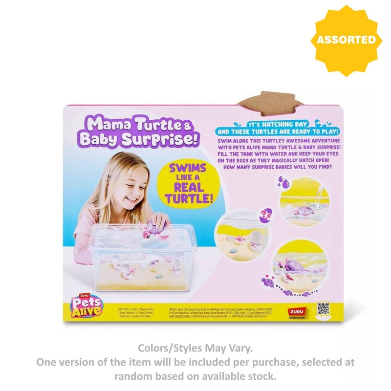Pets Alive Mama Turtle & Baby Surprise Playset (Assorted) - Image 4