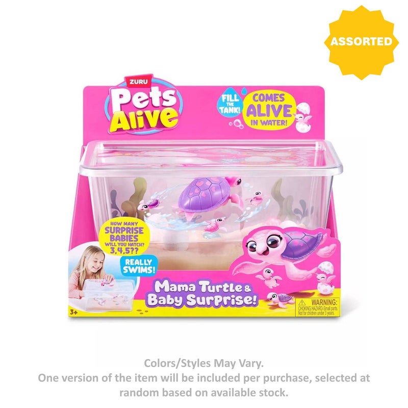 Pets Alive Mama Turtle & Baby Surprise Playset (Assorted) - Image 1