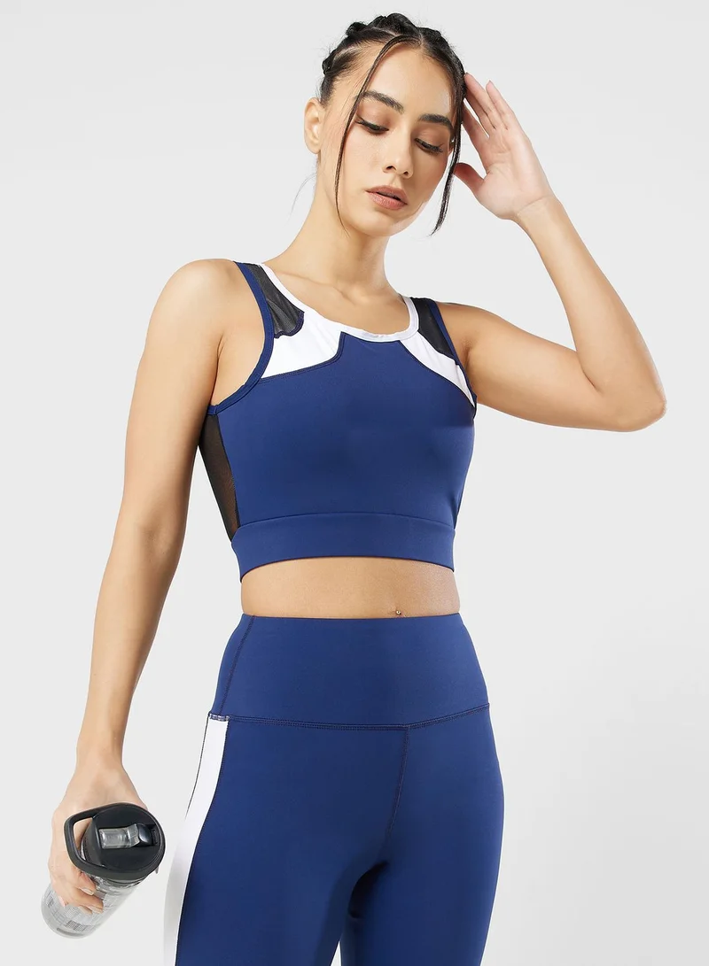 FRWD Contrast Stripe Sports Bra & Athletic Leggings