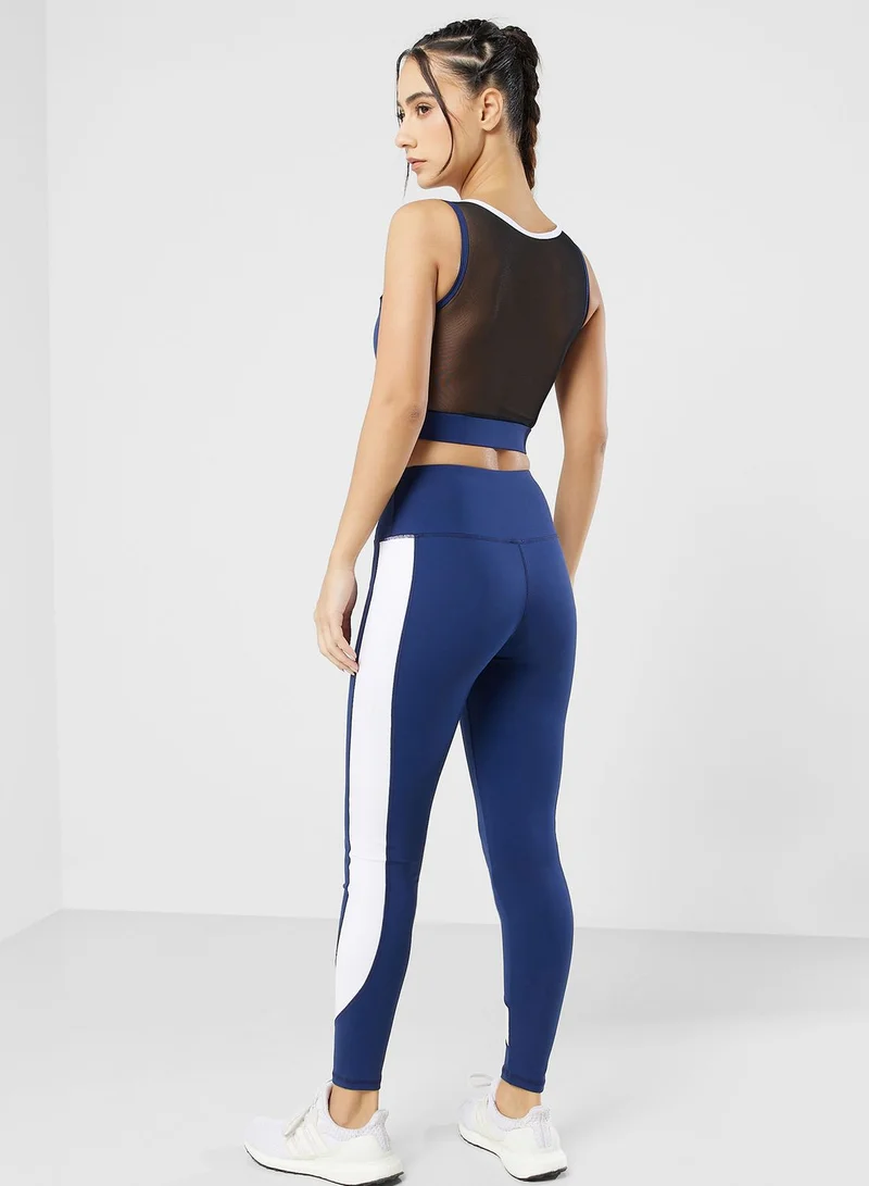 FRWD Contrast Stripe Sports Bra & Athletic Leggings