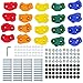 Squirrel Products Kids Rock Climbing Holds with Safety Rock Plugs to Protect Little Fingers  20 Pack  Includes Hardware for 1 Installation - Image 4