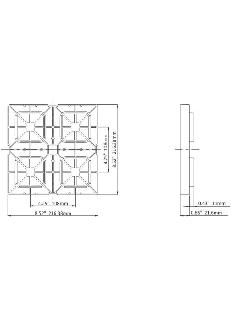 SEAFLO Heavy-Duty RV Leveling Blocks 10 Pack - Image 2
