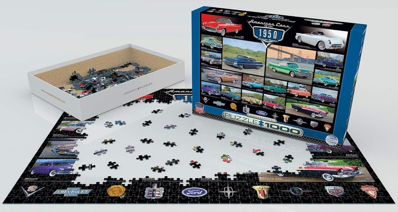 EuroGraphics 1950s Cruisin Classics Jigsaw Puzzle 1000Piece - Image 3