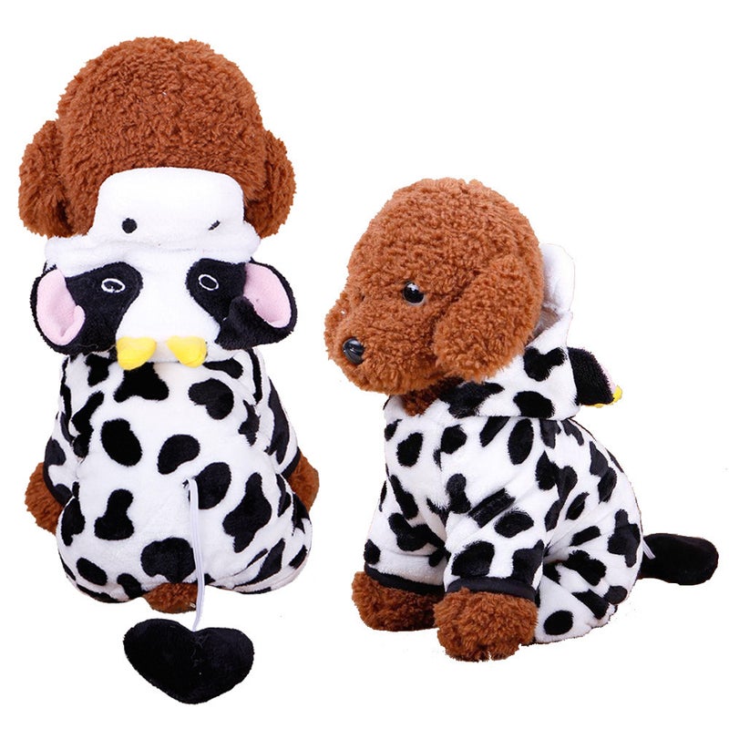 New Pet Clothes Dog Coral Fleece Four-Legged Cartoon Transformation Puppy Clothes Spot - Image 5