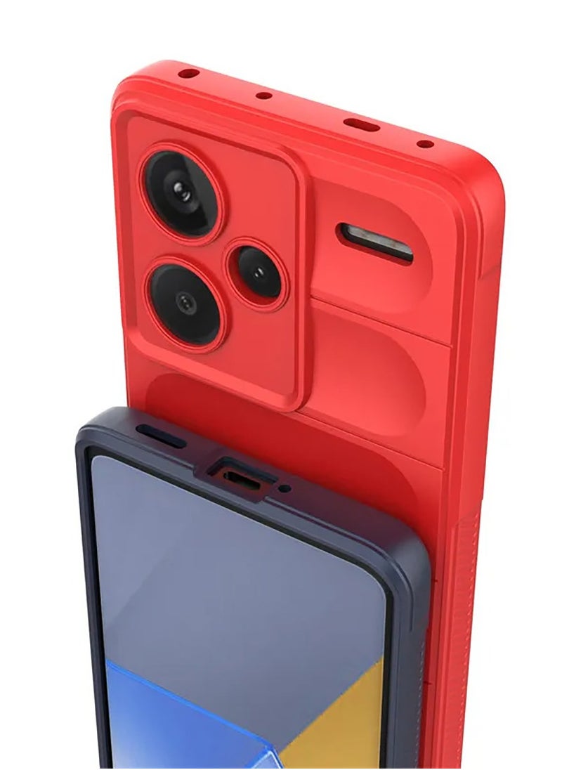 SpartanACC - SpartanACC FlexArmor for Xiaomi Note 13 Pro Plus Case with Redmi Note 13 Pro Plus BackCover ShockProof MIlitray Drop Protection Reinforced Airbag Corners for Note 13 Pro Plus Cover Purple - Image 1